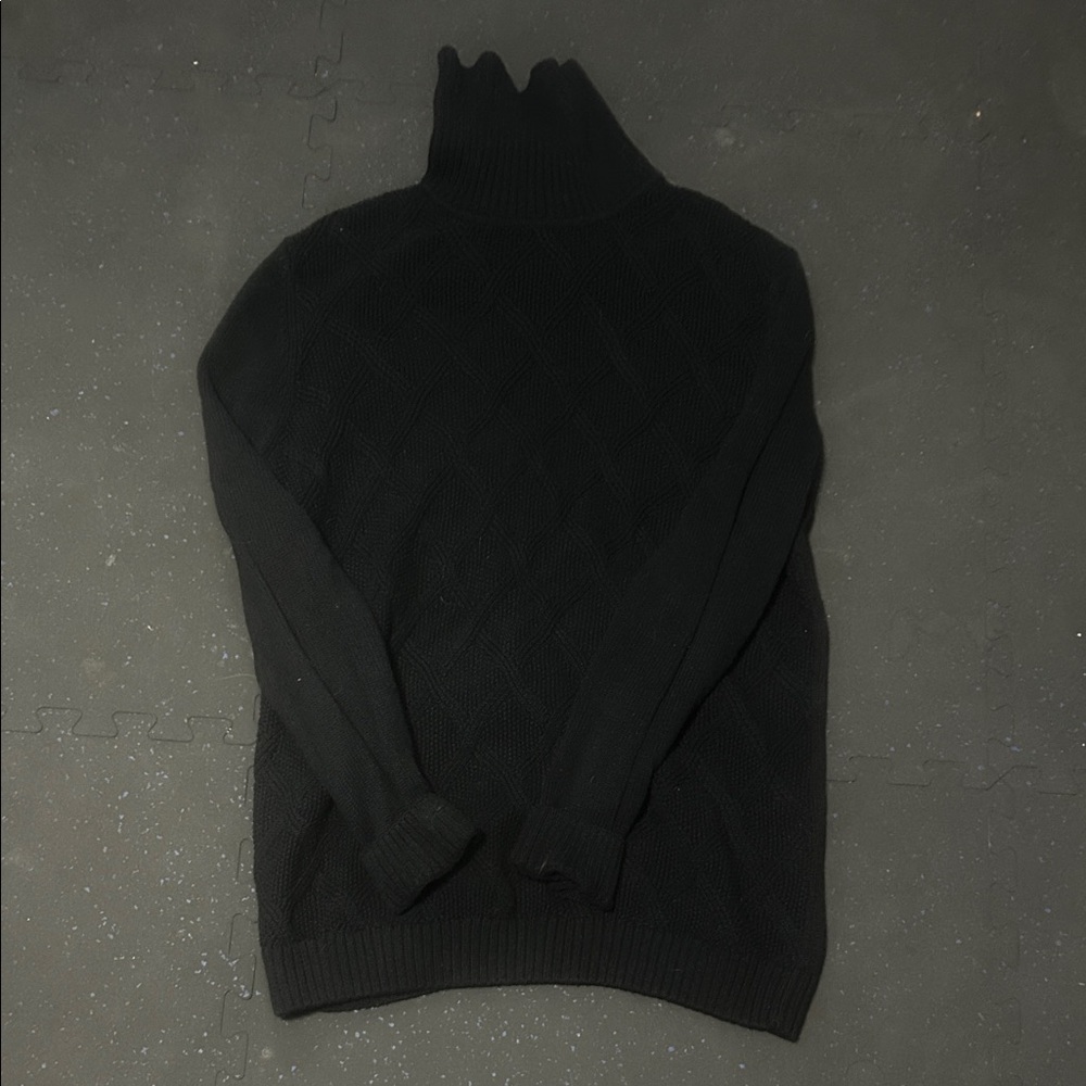 Tasso Elba Men's Dark Turtleneck Sweater
